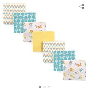 Baby boy receiving blankets